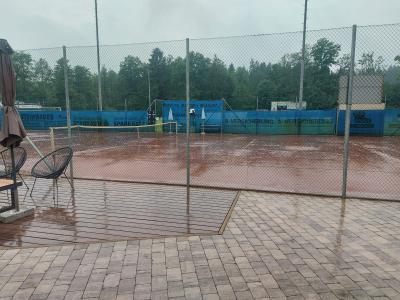 Verregnetes 2. Tennis Meisterschafts-Wochenende